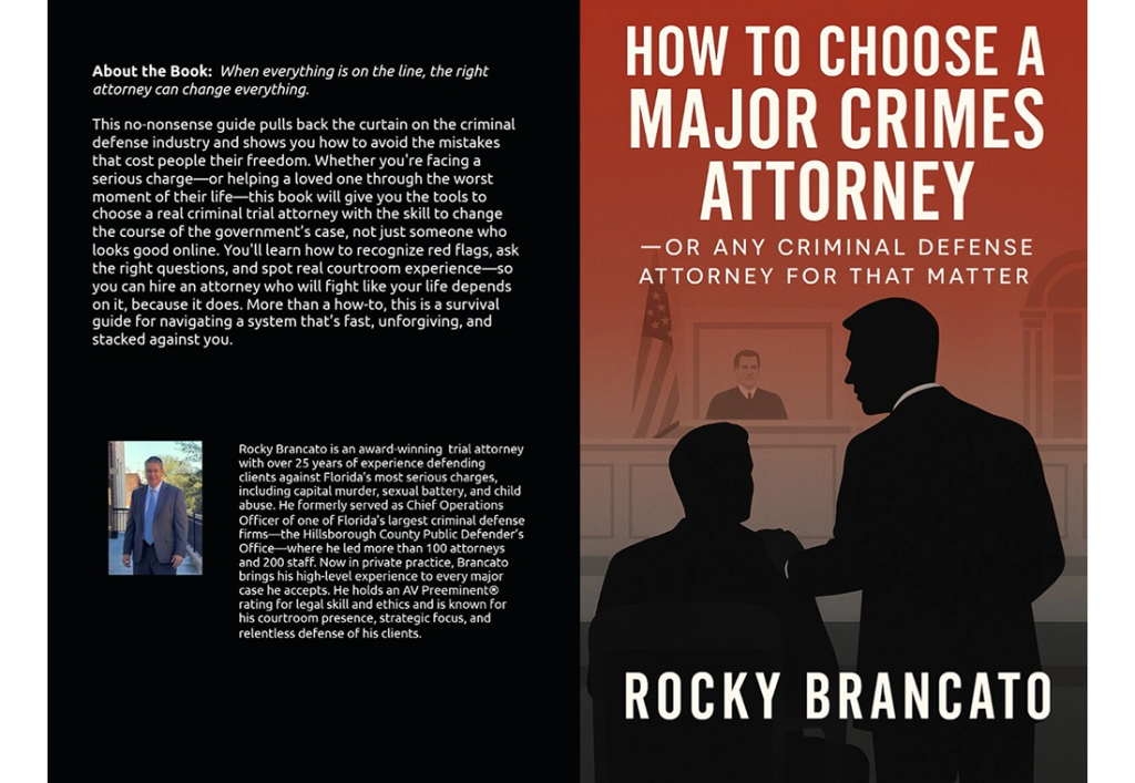 How to Choose a Major Crimes Attorney Book