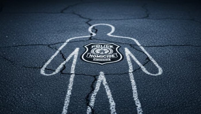 Chock line tracing a body