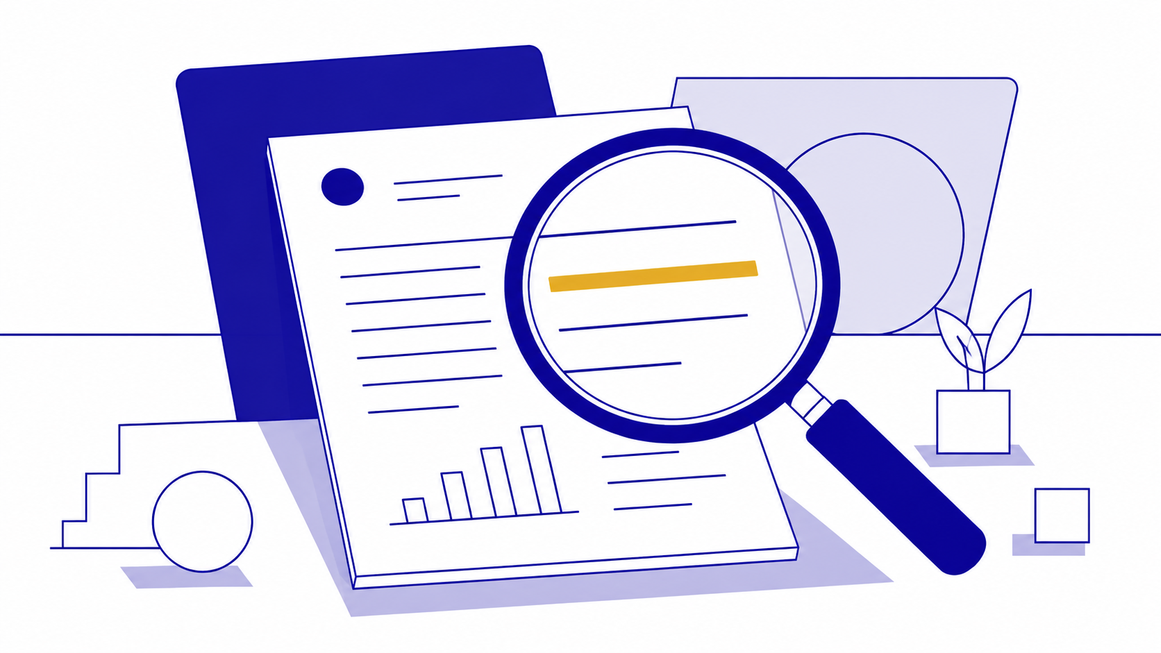 Magnifying insights on a document